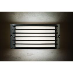 GRID APPLIQUE IN ALLUMINIO IP54 LUCE 3000K O 4000K LED 10W BIANCA ANTRACITE O MARRONE DI SOVIL Sovil - Cristalensi Shop Online 2