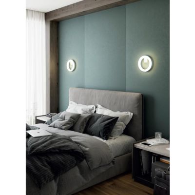 OMEGA APPLIQUE MODERNA DA ESTERNI IP65 BIANCA O ANTRACITE LED 20W LUCE 3000K O 4000K DI SOVIL Sovil - Cristalensi Shop Online