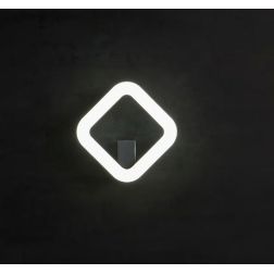 QUASAR APPLIQUE MODERNA DA ESTERNI IP65 BIANCA O ANTRACITE LED 20W LUCE 3000K O 4000K DI SOVIL Sovil - Cristalensi Shop Online