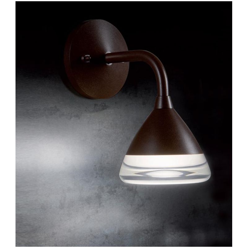 GRAAL PICCOLA APPLIQUE DA ESTERNI IP54 LED 20W LUCE 3000K O 4000K IN 4 COLORI DI SOVIL Sovil - Cristalensi Shop Online