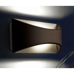 MOON PICCOLO APPLIQUE DUE COLORI A LED INTEGRATO SOSTITUIBILE DA 6W IP65 Sovil - Cristalensi Shop Online 2