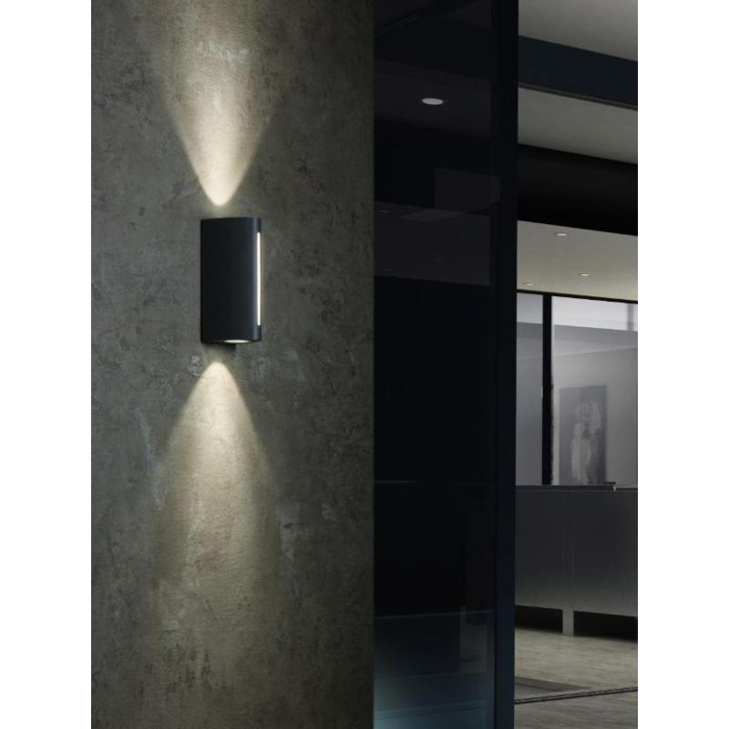 VISION 99123 APPLIQUE DA ESTERNI LUCE 4000K IP65 LED 11W BIANCA O GRIGIA MODERNA DI SOVIL Sovil - Cristalensi Shop Online