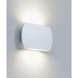 PILLOW APPLIQUE IN ALLUMINIO DUE COLORI A LED INTEGRATO SOSTITUIBILE 10W IP54 Sovil - Cristalensi Shop Online 2