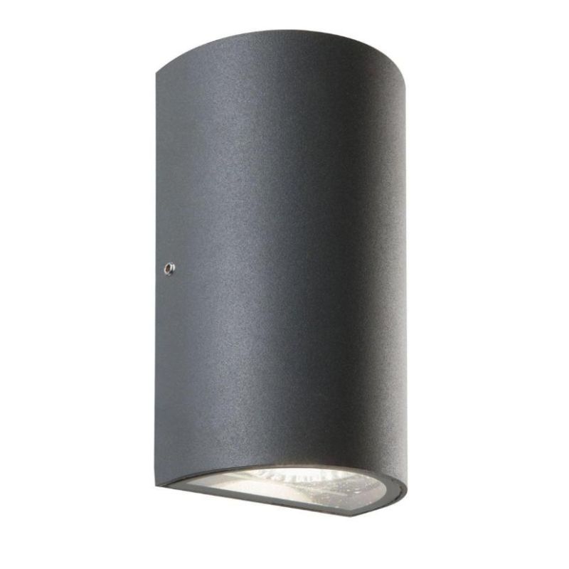 TRUMP APPLIQUE IN ALLUMINIO DUE COLORI A LED INTEGRATO SOSTITUIBILE 12W IP54 LUCE 3000K-4000K Sovil - Cristalensi Shop Online