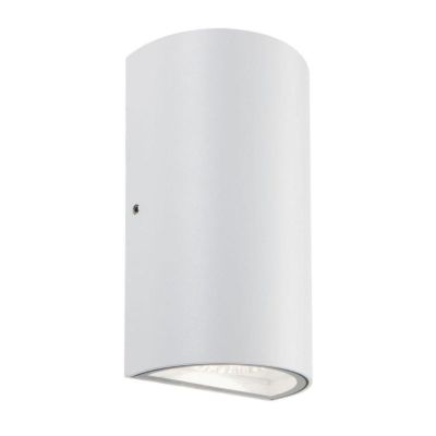 TRUMP APPLIQUE IN ALLUMINIO DUE COLORI A LED INTEGRATO SOSTITUIBILE 12W IP54 LUCE 3000K-4000K Sovil - Cristalensi Shop Online