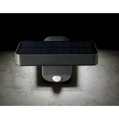 SOLARE APPLIQUE A LED CON SENSORE MOVIMENTO PANNELLO SOLARE E BATTERIA Sovil - Cristalensi Shop Online