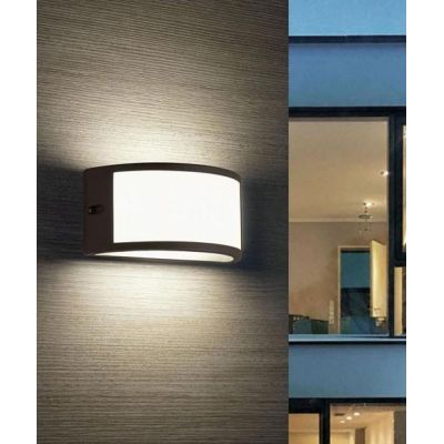 PETIT LED INTEGRATO 10W SOSTITUIBILE X ESTERNO IP54 BIANCO ANTRACITE E MARRONE Sovil - Cristalensi Shop Online