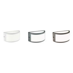 PETIT LED INTEGRATO 10W SOSTITUIBILE X ESTERNO IP54 BIANCO ANTRACITE E MARRONE Sovil - Cristalensi Shop Online