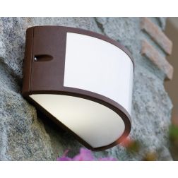 PETIT LED INTEGRATO 10W SOSTITUIBILE X ESTERNO IP54 BIANCO ANTRACITE E MARRONE Sovil - Cristalensi Shop Online 2