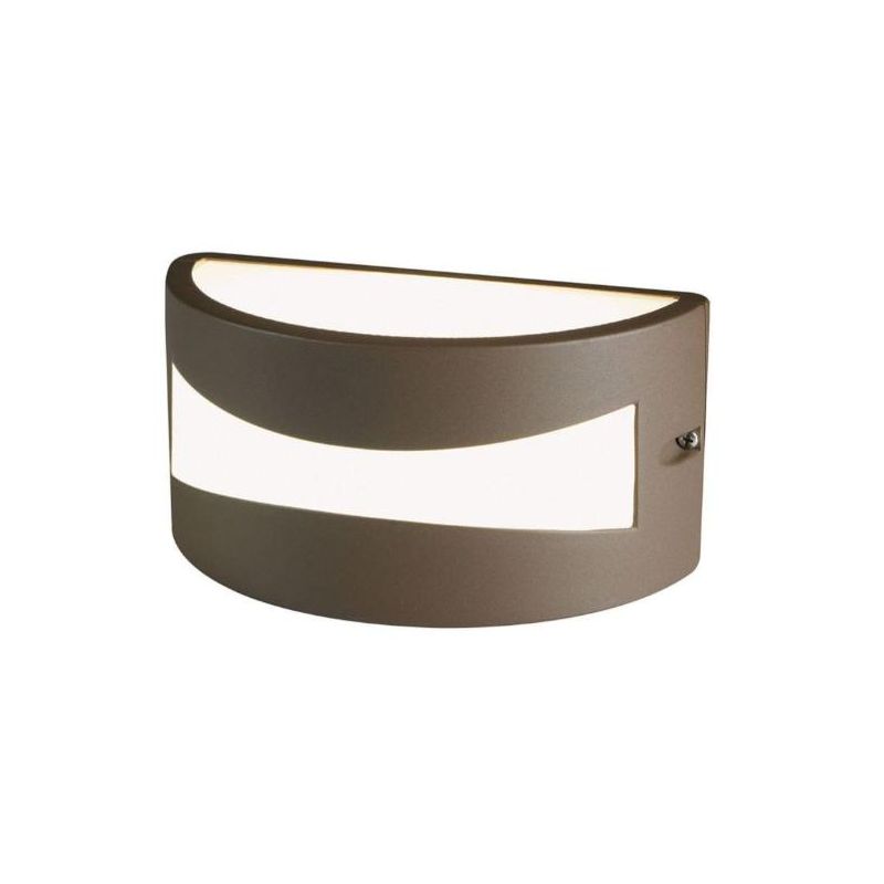 TIBET LED INTEGRATO 10W SOSTITUIBILE X ESTERNO IP54 BIANCO ANTRACITE E MARRONE Sovil - Cristalensi Shop Online