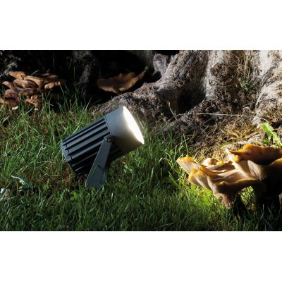 TUBE FARETTO DA ESTERNO ORIENTABILE IP65 LED 12W ANTRACITE CON PICCHETTO INCLUSO Sovil - Cristalensi Shop Online