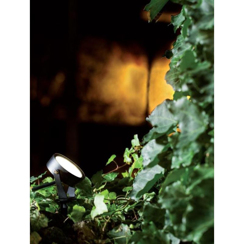 CIAK FARETTO DA ESTERNO IP65 LED 9W ORIENTABILE ANTRACITE CON PICCHETTO INCLUSO Sovil - Cristalensi Shop Online