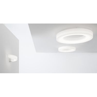 SATURN W APPLIQUE LED 12W 3000K LINEA LIGHT DIAMETRO 40 CM MODERNO STILNOVO MA&DE - Cristalensi Shop Online