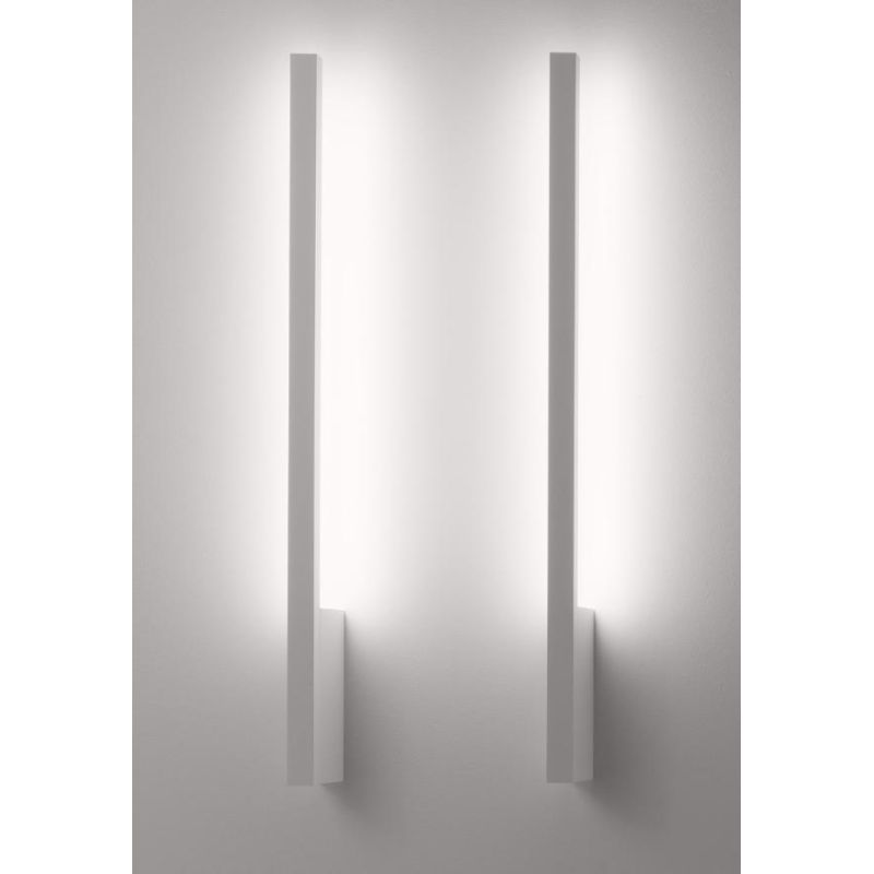 XILEMA W1 APPLIQUE BIANCA O ALLUMINIO LUCIDO LED 17W 3000K LINEA LIGHT MODERNO STILNOVO MA&DE - Cristalensi Shop Online