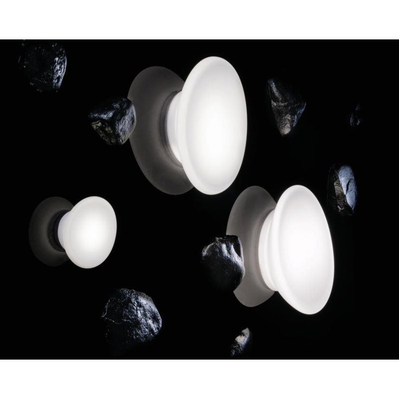DYNAMIC APPLIQUE PICCOLA MODERNA ROTONDA LED 6W LUCE 3000K MARCHIO STILNOVO STILNOVO MA&DE - Cristalensi Shop Online