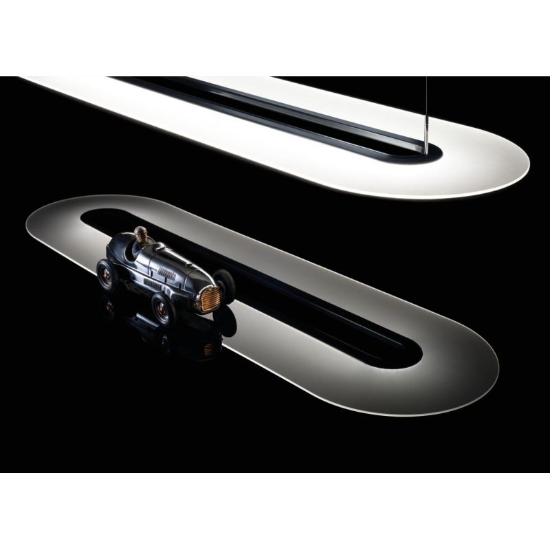 OPTI-LINE SOSPENSIONE DIMMERABILE ULTRAMODERNA LED 47W 3000K BIANCO O ALLUMINIO STILNOVO STILNOVO MA&DE - Cristalensi Shop Onlin
