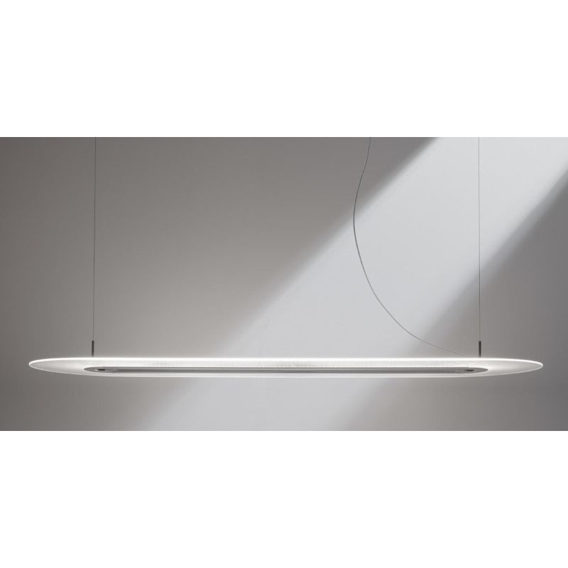 OPTI-LINE SOSPENSIONE DIMMERABILE ULTRAMODERNA LED 47W 3000K BIANCO O ALLUMINIO STILNOVO STILNOVO MA&DE - Cristalensi Shop Onlin