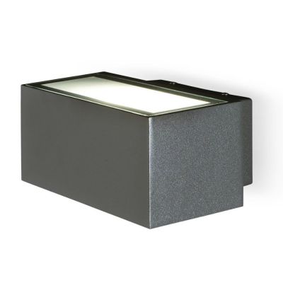 BACH APPLIQUE ESTERNO IP54 BIANCO ANTRACITE O GRIGIO MODERNO 1XE27 ECONOMICO PROMOINGROSS - Cristalensi Shop Online