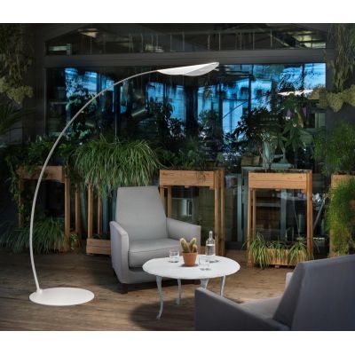 DIPHY PIANTANA AD ARCO LINEA LIGHT LED 30W DIMMERABILE PUSH LAMPADA DA TERRA STILNOVO MA&DE - Cristalensi Shop Online