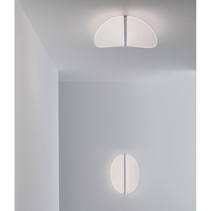 DIPHY PLAFONIERA GRANDE LED 40W LUCE 3000K ULTRAMODERNA DELLA LINEA LIGHT STILNOVO MA&DE - Cristalensi Shop Online