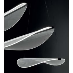 DIPHY LAMPADARIO ULTRAMODERNO CON LUCE DIMMERABILE LED 42W LUCE 3000K DELLA LINEA LIGHT STILNOVO MA&DE - Cristalensi Shop Online 2