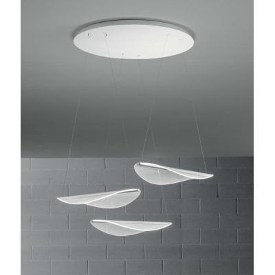 DIPHY LAMPADARIO ULTRAMODERNO CON LUCE DIMMERABILE LED 42W LUCE 3000K DELLA LINEA LIGHT STILNOVO MA&DE - Cristalensi Shop Online