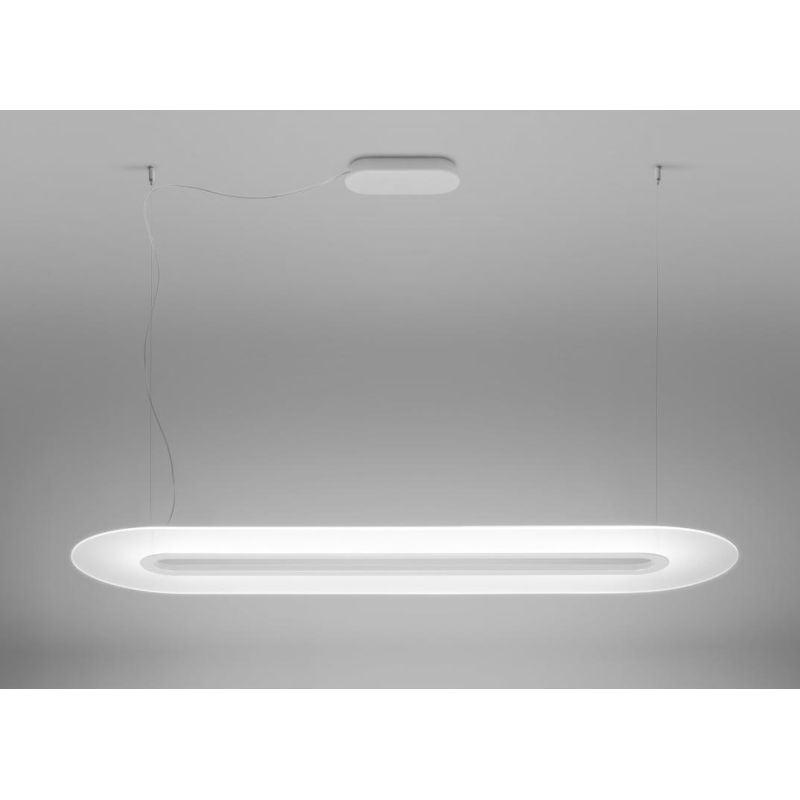 OPTI-LINE SOSPENSIONE LED 47W 3000K BIANCA O ALLUMINIO MODERNA STILNOVO STILNOVO MA&DE - Cristalensi Shop Online