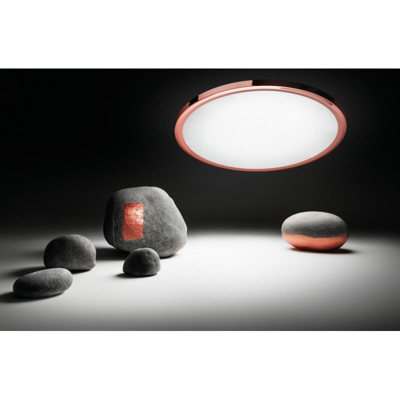 HINOMARU PLAFONIERA DIAMETRO 67 CM LED 42W ORO ROSA DI STILNOVO STILNOVO MA&DE - Cristalensi Shop Online