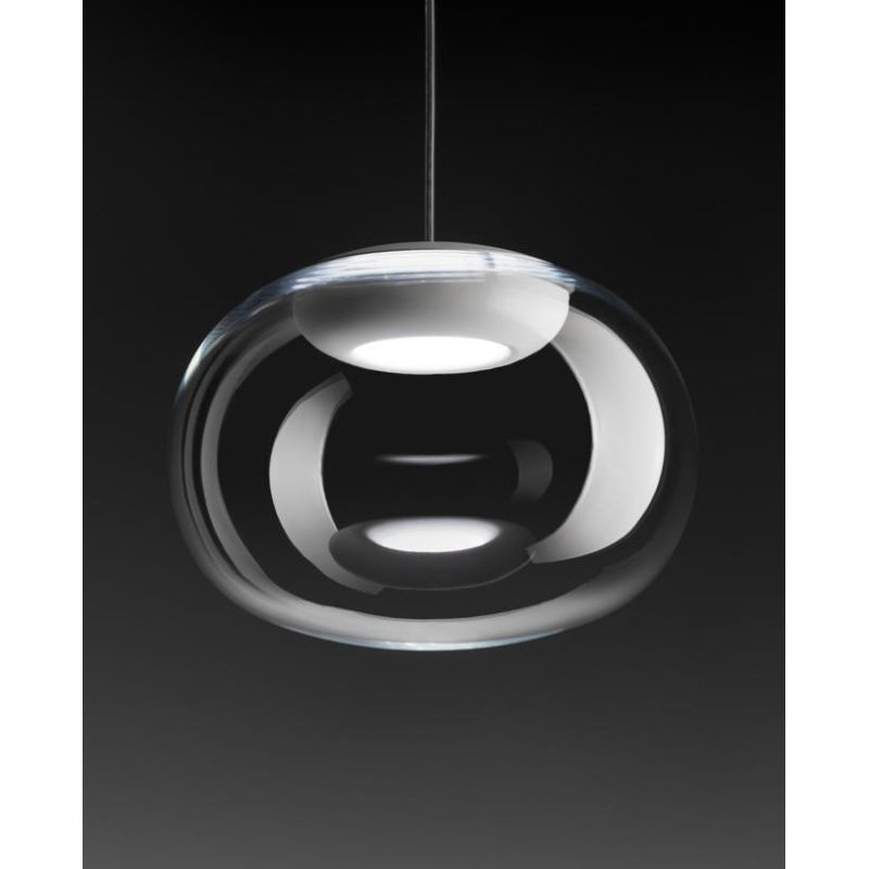 LA MARIEE SOSPENSIONE SINGOLA IN VETRO 4 COLORI LED 9W LUCE 3000K DI STILNOVO STILNOVO MA&DE - Cristalensi Shop Online