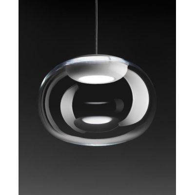 LA MARIEE SOSPENSIONE SINGOLA IN VETRO 4 COLORI LED 9W LUCE 3000K DI STILNOVO STILNOVO MA&DE - Cristalensi Shop Online