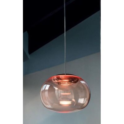 LA MARIEE SOSPENSIONE SINGOLA IN VETRO 4 COLORI LED 9W LUCE 3000K DI STILNOVO STILNOVO MA&DE - Cristalensi Shop Online