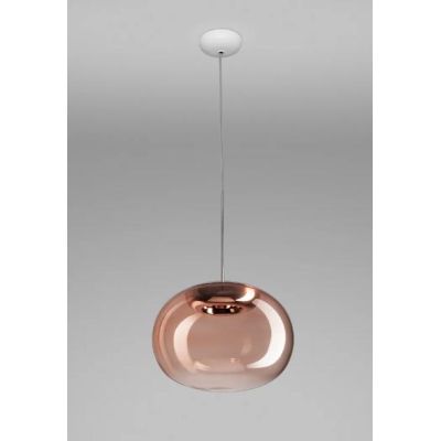 LA MARIEE SOSPENSIONE SINGOLA IN VETRO 4 COLORI LED 9W LUCE 3000K DI STILNOVO STILNOVO MA&DE - Cristalensi Shop Online