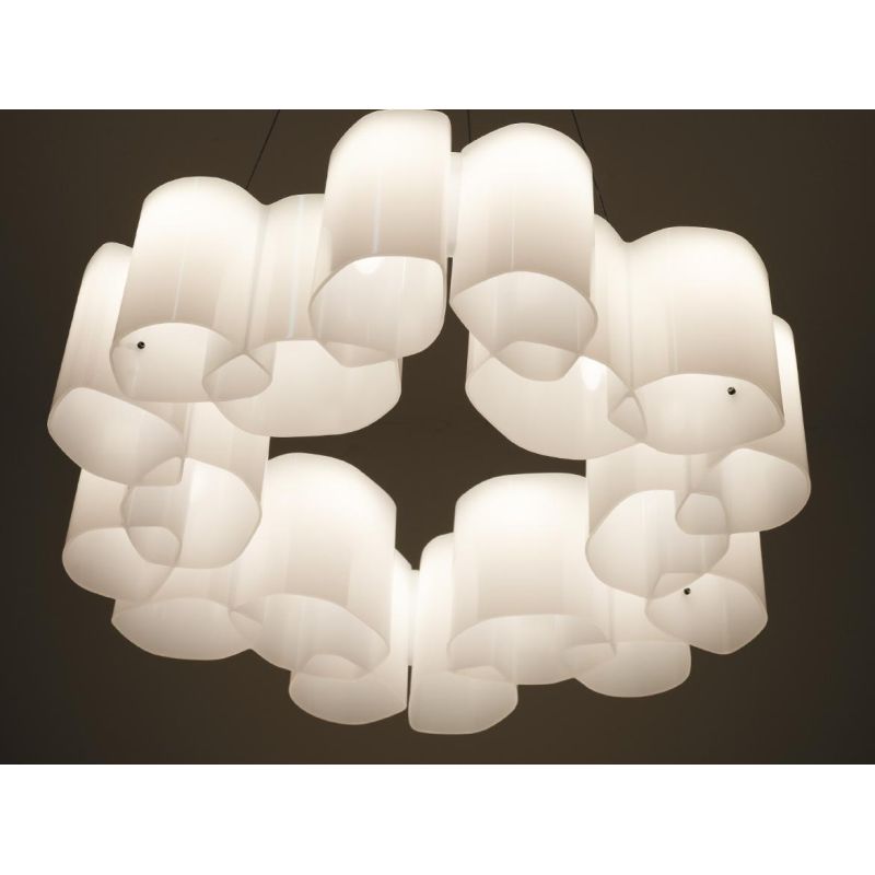 HONEY SOSPENSIONE ROTONDA D86 LED 50W LUCE 2700K BIANCA MODERNA MARCHIO STILNOVO STILNOVO MA&DE - Cristalensi Shop Online