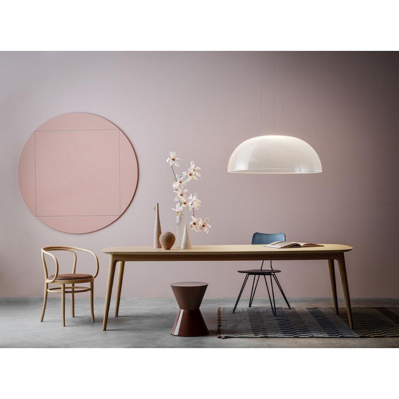DEMI GRANDE SOSPENSIONE MODERNA DIMMERABILE LED 55W LUCE 3000K DIAMETRO CM 95 BIANCA DI STILNOVO STILNOVO MA&DE - Cristalensi Sh