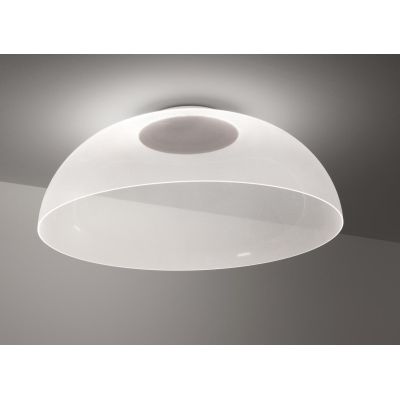 DEMI PLAFONIERA MODERNA LED 33W LUCE 3000K DIAMETRO CM 70 BIANCA MARCHIO STILNOVO STILNOVO MA&DE - Cristalensi Shop Online