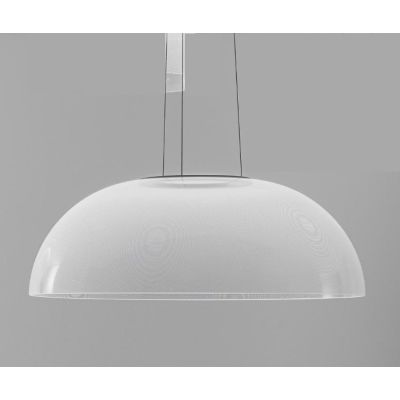 DEMI SOSPENSIONE MODERNA DIMMERABILE LED 37W LUCE 3000K DIAMETRO CM 70 BIANCA MARCHIO STILNOVO STILNOVO MA&DE - Cristalensi Shop