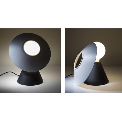 FANTE LAMPADA DA TAVOLO DESIGN MODERNO NERA O ROSSO ATTACCO E27 MARCHIO STILNOVO STILNOVO MA&DE - Cristalensi Shop Online