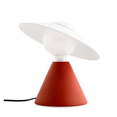 FANTE LAMPADA DA TAVOLO DESIGN MODERNO NERA O ROSSO ATTACCO E27 MARCHIO STILNOVO STILNOVO MA&DE - Cristalensi Shop Online