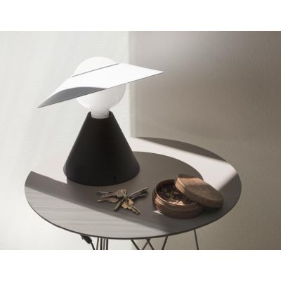 FANTE LAMPADA DA TAVOLO DESIGN MODERNO NERA O ROSSO ATTACCO E27 MARCHIO STILNOVO STILNOVO MA&DE - Cristalensi Shop Online