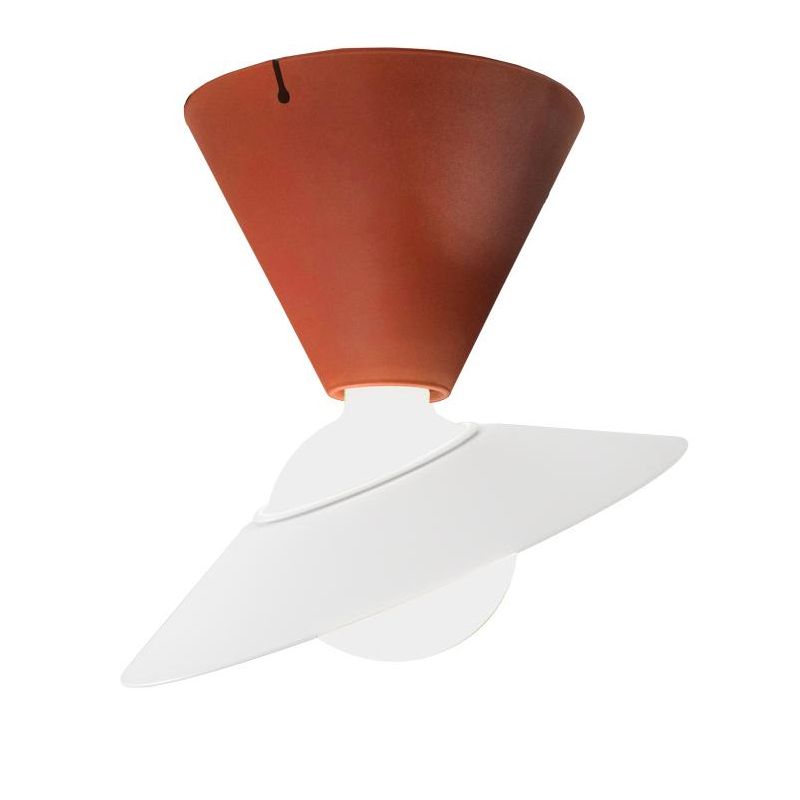 FANTE PLAFONIERA DESIGN MODERNO NERA O ROSSA MATTONE ATTACCO E27 MARCHIO STILNOVO STILNOVO MA&DE - Cristalensi Shop Online