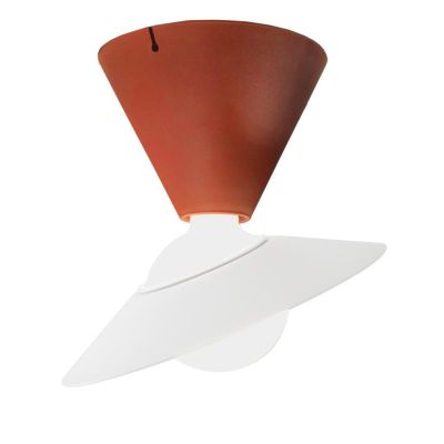 FANTE PLAFONIERA DESIGN MODERNO NERA O ROSSA MATTONE ATTACCO E27 MARCHIO STILNOVO STILNOVO MA&DE - Cristalensi Shop Online