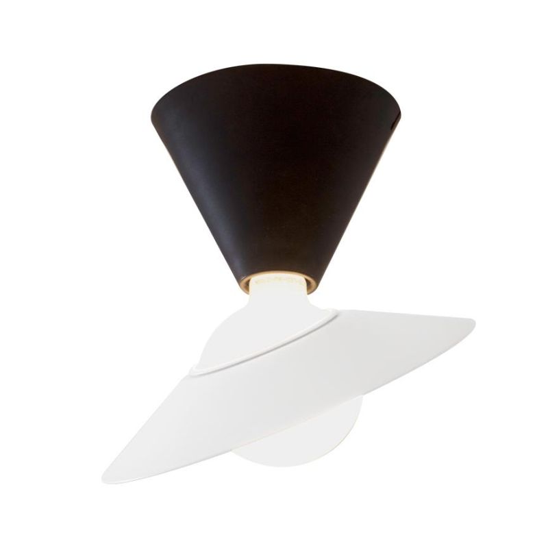 FANTE PLAFONIERA DESIGN MODERNO NERA O ROSSA MATTONE ATTACCO E27 MARCHIO STILNOVO STILNOVO MA&DE - Cristalensi Shop Online