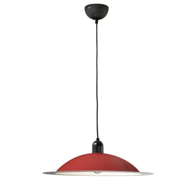 LAMPIATTA SOSPENSIONE SINGOLA DIAMETRO CM 50 5 COLORI IN STILE VINTAGE MARCHIO STILNOVO STILNOVO MA&DE - Cristalensi Shop Online