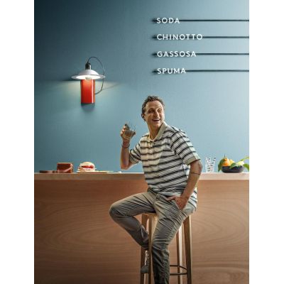 LAMPIATTA LAMPADA DA TAVOLO O DA PARETE IN STILE VINTAGE BIANCA NERA O ROSSA MARCHIO STILNOVO STILNOVO MA&DE - Cristalensi Shop