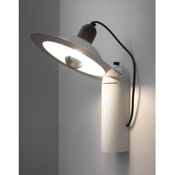 LAMPIATTA LAMPADA DA TAVOLO O DA PARETE IN STILE VINTAGE BIANCA NERA O ROSSA MARCHIO STILNOVO STILNOVO MA&DE - Cristalensi Shop 2