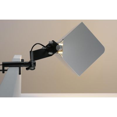 TRIEDRO LAMPADA CON MORSETTO DAL DESIGN MODERNO BIANCA CON ATTACCO E27 MARCHIO STILNOVO STILNOVO MA&DE - Cristalensi Shop Online