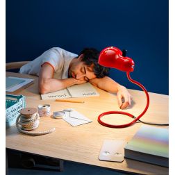 MINITOPO LAMPADA DA TAVOLO ROSSA CON DESIGN MODERNO ATTACCO E27 MARCHIO STILNOVO STILNOVO MA&DE - Cristalensi Shop Online 2