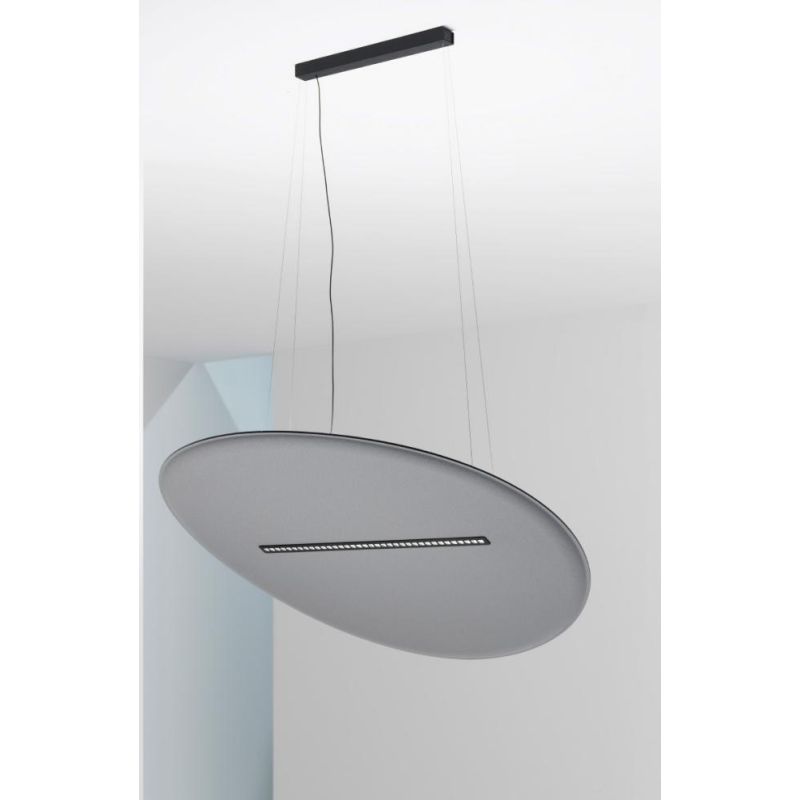 DERBY SOSPENSIONE MODERNA DIMMERABILE CON SCHERMATURA DARKLIGHT LED 21W LUCE 3000K DI STILNOVO STILNOVO MA&DE - Cristalensi Shop