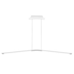 LAMA SOSPENSIONE DI LINEA LIGHT LED 45W BIEMISSIONE BIANCA O NERA STILNOVO MA&DE - Cristalensi Shop Online 2