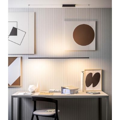 TABLET PX LINEA LIGHT SOSPENSIONE DI 136 CM 46W LED BIANCA O NERA MODERNA LUCE DIREZIONABILE STILNOVO MA&DE - Cristalensi Shop O